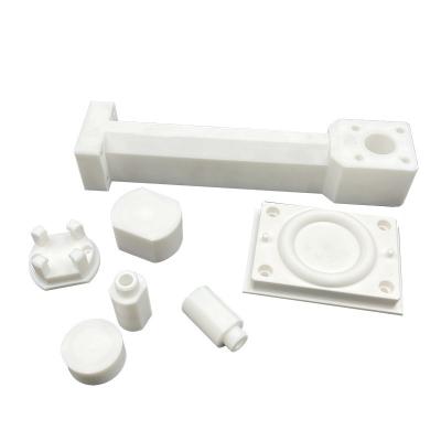 China Molding Wear Resistance Pure Turning Carbon Filled CNC Plastic PTFE Parts for sale