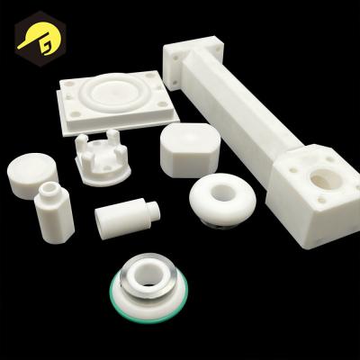 China Method extruded  PTFE machining Material Parts Plastic CNC High And Low Temperature Resistance Reusable for sale