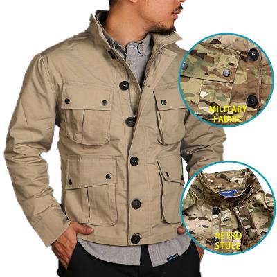 China Emersongear Outdoor Waterproof With Pockets Camouflage Jackets Mens Fashion Streetwear Men's Long Casual Biker Jacket For Men Stylish for sale