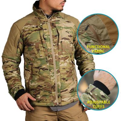 China Emersongear Winter Waterproof Custom Camping Hiking Shell Jacket Sport Camouflage Keep Wind Breaker Soft Warm Outdoor Jacket Men's Jackets for sale