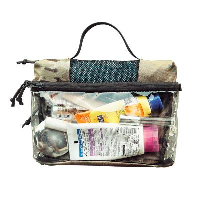 China 2022 new fashion use military outdoor duty bag man toiletry foldable travel bag camouflage waterproof wash bag for sale