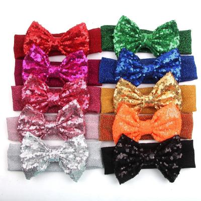 China NEW Popular Girls Solid Elastic Headband For Kids 5