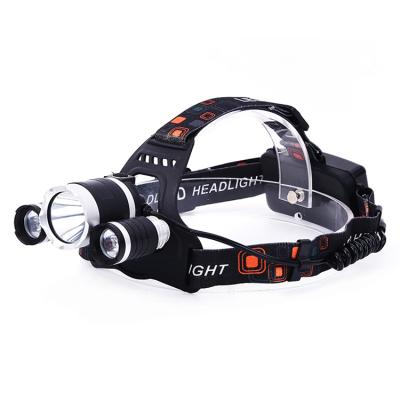 China Rechargeable Camping Headlamp, Bright Waterproof LED Headlamp with 3T6 for Outdoor Running Camping Fishing Walking Hunting Hiking for sale