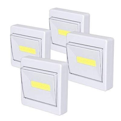 China Indoor Hot Selling Super Bright COB Switch Room Battery Light For Closet, Shed, Attic, Emergency for sale