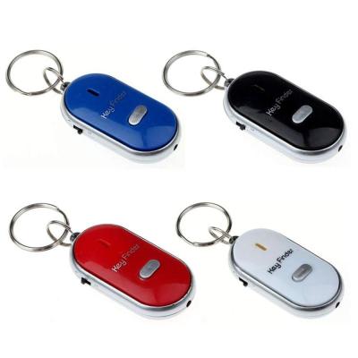 China Whistle Sensor Anti-lost Alarm Noise LED Things Tracker Remote Control Elderly,Wireless Key Finder Key Chain for sale