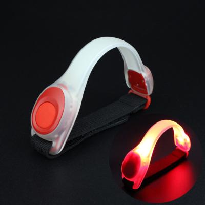 China Silica Gel Strip LED Outdoor Light Bike Safety Armband Arm Recycling Working Warning Light for sale