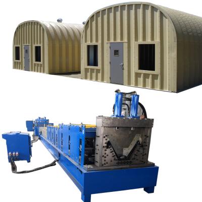 China Steel Fabricated House A S Q P Shape Building Making Machine Nut&bolt Panel Quonset Making Machine Screw-Joint Metal Steel Tile for sale