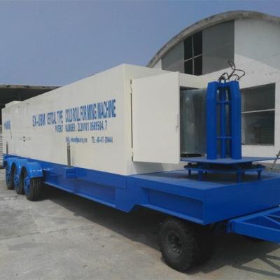 China 305 mm arch roof sheet making machine mobile roof sheet machine colored steel tile hydraulic or PLC 15 M/min 13m/min about 10000KG for sale