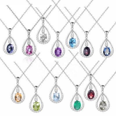 China Beldan Simple Hot Sale Drop Necklace 925 Wholesale Good Quality Girl's Sterling Silver Cute Pendant For Necklace for sale