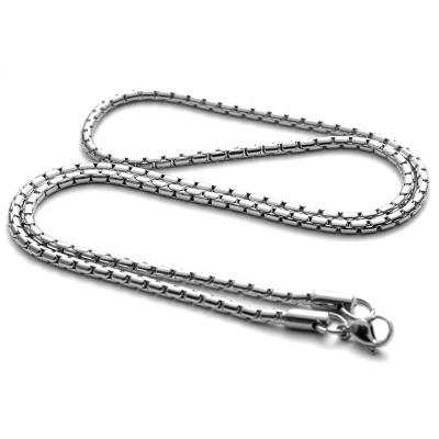 China Fashionable High Quality Wholesale Hammer Men's Chains Stainless Steel Round Bead Chain Necklace for sale