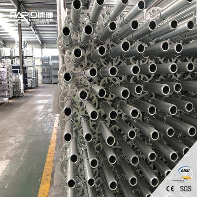 China Traditional Construction Q355 Ringlock Scaffold Galvanized Layer Andamios Ring-lock System Scaffoldings for sale