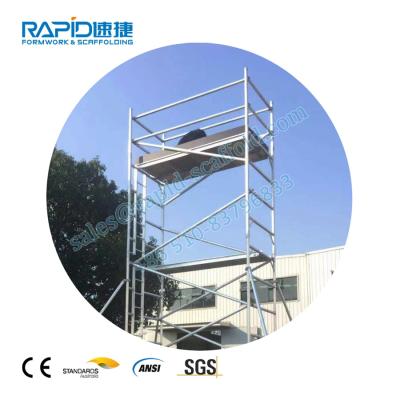 China Contemporary Portable Scaffolding Construction Supplies Wholesale Mobile Scaffolding Aluminum Tower for sale