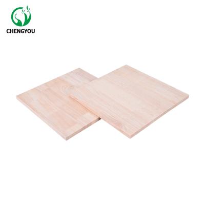 China Modern Top Sale AB Grade Customized Rubberwood Board Rubberwood Panel Table Top for sale