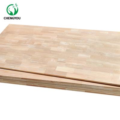 China Factory Sale 2440*1220*25mm Modern Natural Gum Wood Fingerboard Joint Kitchen for sale