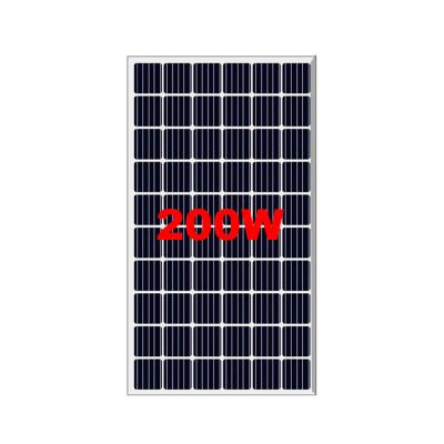 China Mono Solar Power System Black Mini PV 24v 48v 400w Solar Panel System for sale