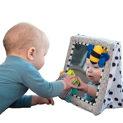 China Custom STUFFED Sit and See Safari Baby Floor Mirror Toy for sale