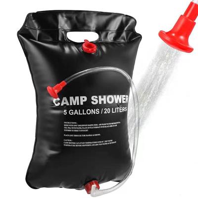 China Custom Portable Sun Heated Travel 20L / 40L Camping Shower Bag BMR-083 for sale