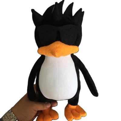 China Custom animal model brand company mascot as plush penguin toy gift promotional mascot for sale