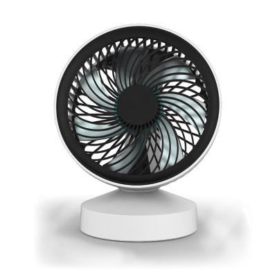 China New Design Protable 360 ​​Degree Small Mini USB Fan Pedestal Fan Portable Table Stand Air Rechargeable USB for sale