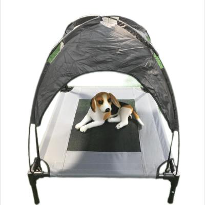 China Hand Wash Portable Elevated Dog Cot With Removable Canopy Raised Cat Dog Bed Travel for sale