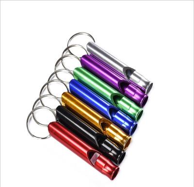 China Sustainable Aluminum Alloy Pet Whistle Anti-loss Device Dog Trainer for Training Dogs for sale