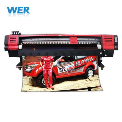 China 2021 Hot Selling Flex Banner Eco WER-ES3202 Printer PVC Vinyl Solvent Printing Machine for sale