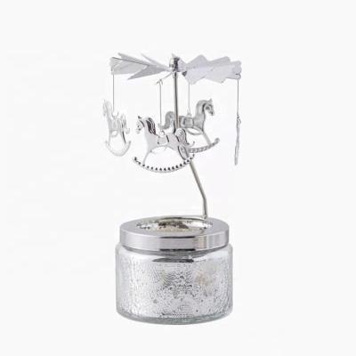 China Creative Home Decoration Aromatherapy Candle Marquee Lantern Rotating Romantic Confession Wedding Decoration for sale