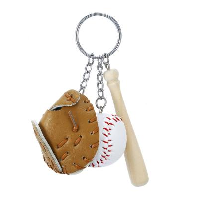 China Creative INS Baseball Key Chain Creative Bag Home Lighting Hot Selling Pendant Baseball Fan Supplies Gifts Sports Souvenirs for sale