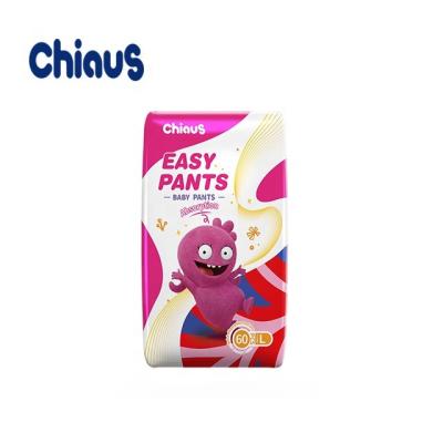 China Printed Soft Chiaus Belt Baby Diaper Pants for sale