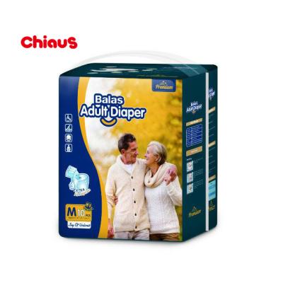 China Pakistan Balas Printed Adult Diaper Wholesale With Good Absorbency for sale