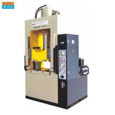 China Metal cookware cnc mechanical ceramic servo powder forming hydraulic deep drawing press machine with servo motor for sale