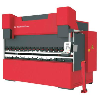 China Metal Sheet Bending CYBELEC CybTouch 12PS Control System Metal Sheet Hydraulic Press Brake 100tons 4100mm for sale