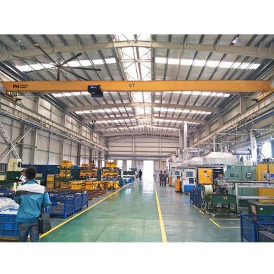 China Bridge Crane Factory Single Girder Bridge Overhead Crane, European Single Girder Bridge Crane 10 Ton for sale