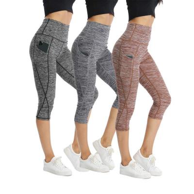 China Breathable Sports Outdoor Thin Waist Quality Recycled Submilited Soft Wicking Yoga Leggings for sale