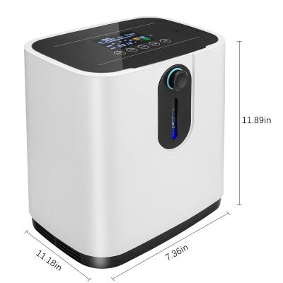 China Portable Low Noise Oxygen Generator Home Version 1-7L Standard Nebulizer Oxygen Concentrator ZY-1Z for sale