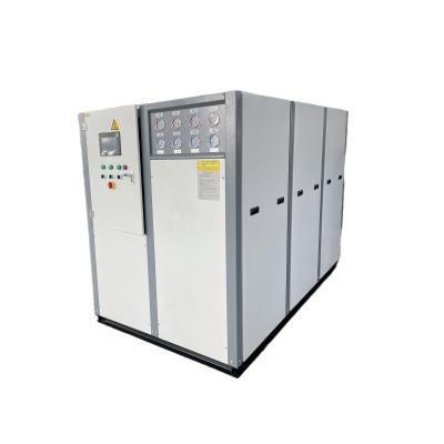 China Beverage Processing 40hp Open Type Scroll Water Cooled Glycol Chiller for sale