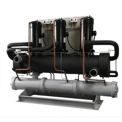 China Flange Connection 10 Ton Water Cooled Chiller Low Maintenance Free Standing Installation for sale