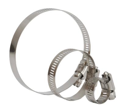 China Stainless steel Hot Selling Customized Pipe Fitting American Type Stainless Steel Flexible Tube Hose Clamp for sale