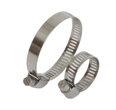 China Stainless steel Factory Price Flexible Small Diameter American Type Tube Pipe Hose Clamp for sale