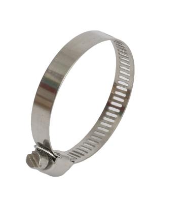 China Stainless steel Factory Direct Supply Cheap Price Stainless Steel American Type Screw Worm Hose Clamp for sale