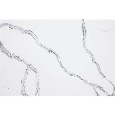 China Modern high quality artificial quartz slab stone marble for kitchen countertops for sale