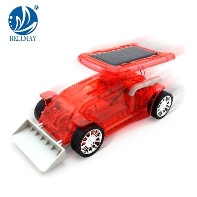 China Bemay Solar Car Toy Educational DIY Toy Kit Solar Car Speed ​​Up Solar Powered RC 24m/min for sale