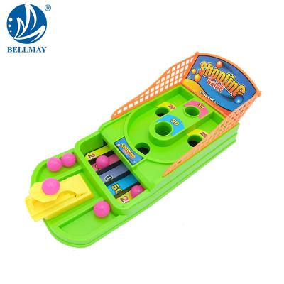 China Plastic PVC Table Machine Bemay Toy Shooting Game Toys Pinball Machine for sale