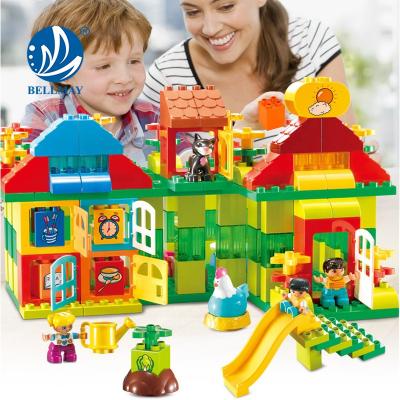 China Kid Toy Mini Brick Factory Figure Building ABS Girl Toy Bemay Toy 175 PCS Construction Great For Most Popular Toy for sale