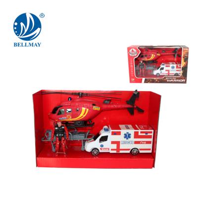 China 2020 Funny Fire Rescue Toy Bemay Toy China Fire Rescue Toy For Children for sale