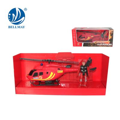 China Toy Bemay Toy Preschoolers Intelligent Toy Truck Model DIY Gift Fire Fighting Fighting Truck Model for sale