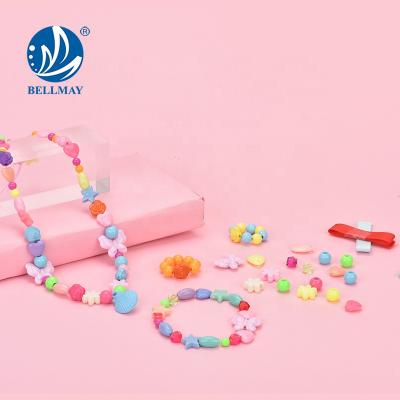 China Bemay Handmade Toy DIY Plastic Beads Jewelry Making Necklace Beads For Baby 25*5*21cm for sale