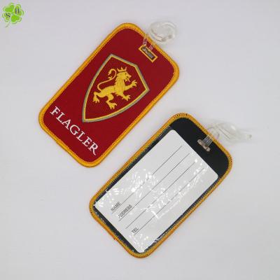 China Eco-firendly embroidery factory for you to order embroidery patches, embroidered luggage tags for sale