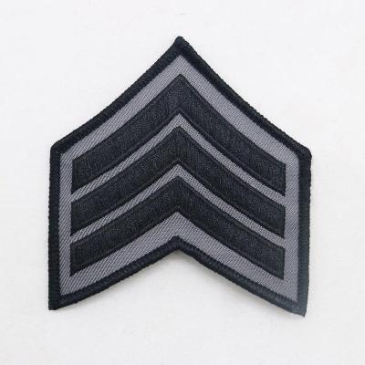 China Factory price handmade for you to make in USA high quality military patches, 100% embroidered military rank patches for sale