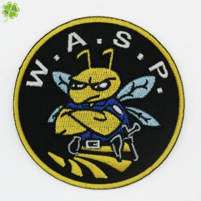 China Cartoon WASP handmade patches for embroidery for sale